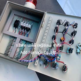 ควบคุมการจุดไฟพร้อมคุมอุณหภูมิต่อเวนจูรี่ 3 จุด
,Burner Control Power Control Panel